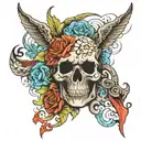 999x17 RHLM tattoo design idea