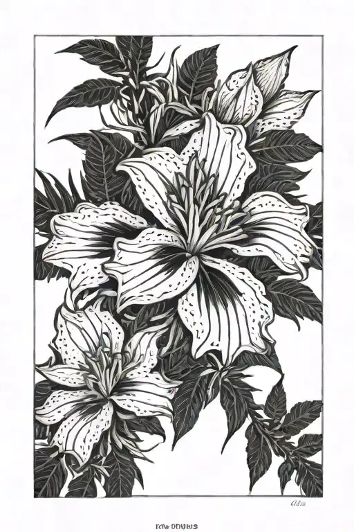 Western Samoa, screw pine flower, 2008,  tattoo design idea