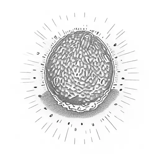 2 avocado kiss tattoo design idea