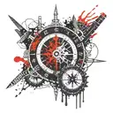 vegvisir tattoo design idea