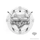 Irish fiddle tattoo design idea