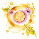 fibonacci sequence suminagashi tattoo design idea