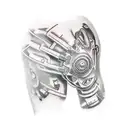bionic arm tattoo design idea