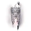 bionic arm tattoo design idea