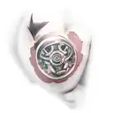 bionic elbow tattoo design idea