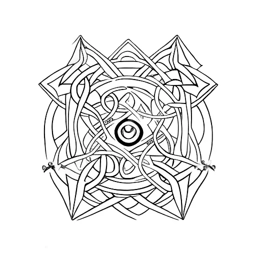 triskele tattoo design idea