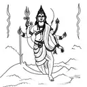 mahadev tattoo design idea