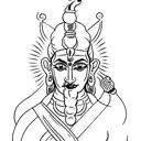 mahadev tattoo design idea