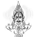 mahadev tattoo design idea