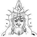 mahadev tattoo design idea