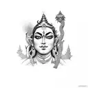 mahadev tattoo design idea