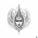 mahadev tattoo design idea