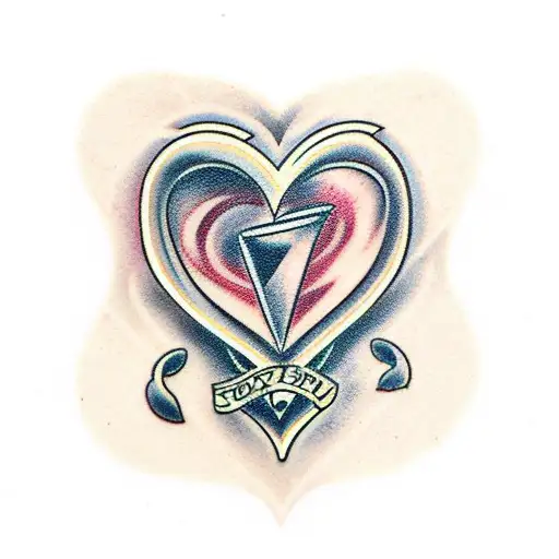 broken-hearted  tattoo design idea