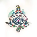 broken-hearted  tattoo design idea