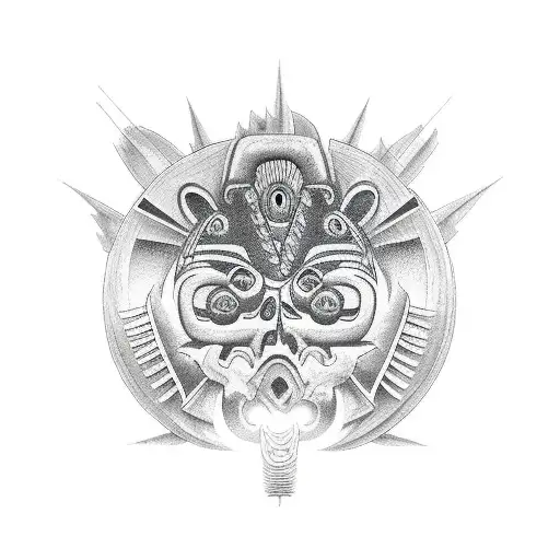 totem pole  tattoo design idea