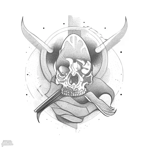 fortune favours the brave tattoo design idea