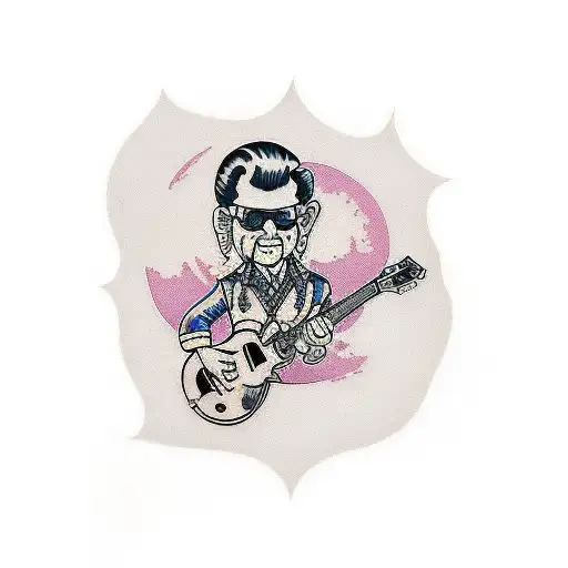 les paul  tattoo design idea