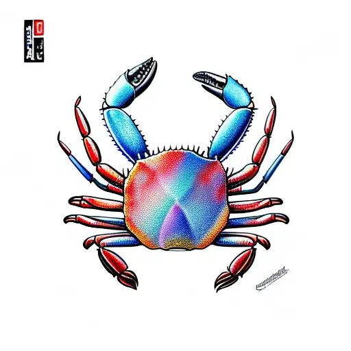 crab tattoo design idea
