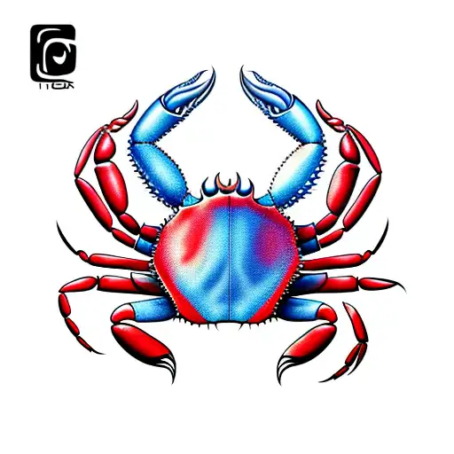 crab tattoo design idea