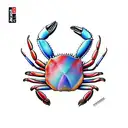 crab tattoo design idea