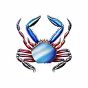crab tattoo design idea