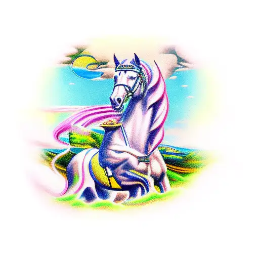 Saint George  tattoo design idea