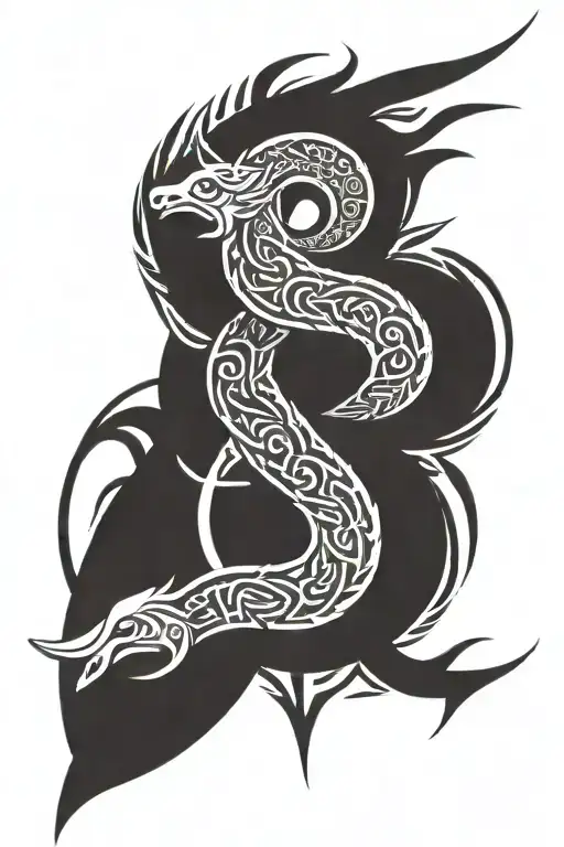 norse mythology tattoo design idea