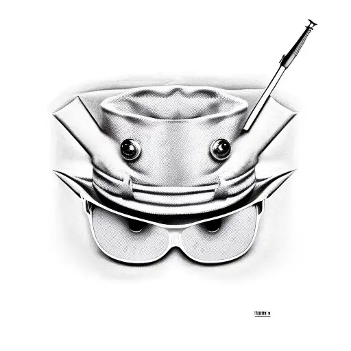 the invisible man tattoo design idea