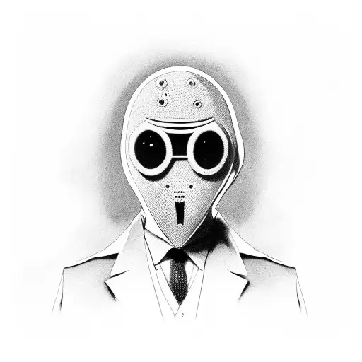 the invisible man tattoo design idea