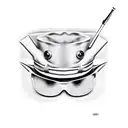 the invisible man tattoo design idea