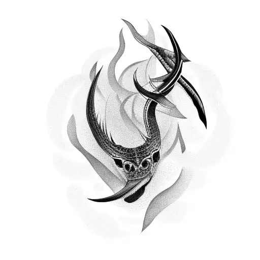 black mamba tattoo design idea