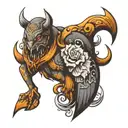 parabellum tattoo design idea
