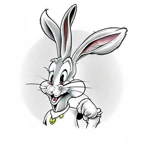 bugs bunny  tattoo design idea
