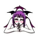 Ahegao succubus tattoo design idea