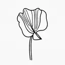 cyclamen tattoo design idea