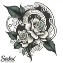 27 SH tattoo design idea