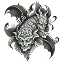 27 SH tattoo design idea