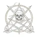 a tattoo as a sign of membership in an organization called Gilded Gallows tattoo design idea