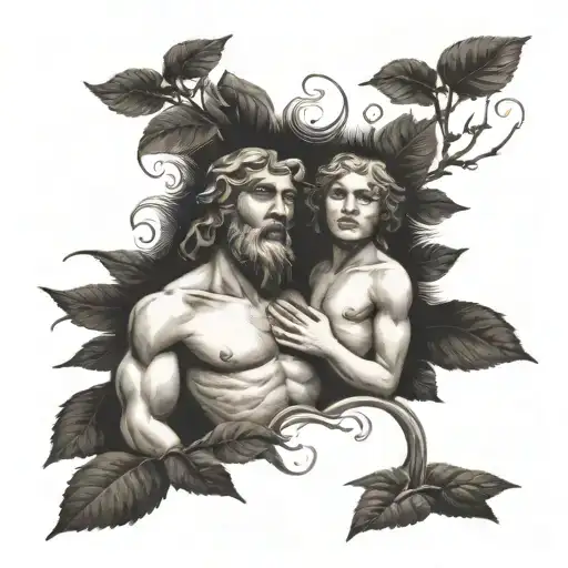 Biblical Eve tattoo design idea