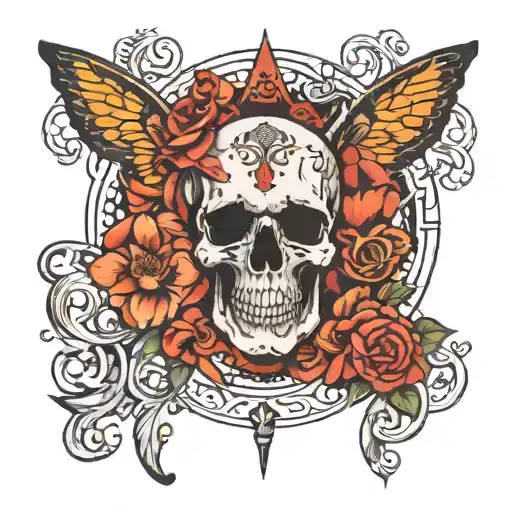 a sound soul dwells within a sound mind tattoo design idea