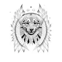 usa germany indian tattoo design idea