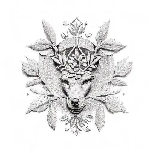 Laurel wreath tattoo design idea
