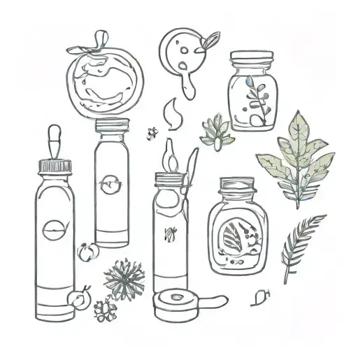 humanised spices with emotions at the party tattoo design idea
