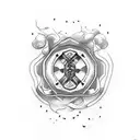 flail tattoo design idea