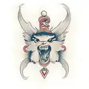 mandril tattoo design idea