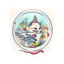 mandril tattoo design idea