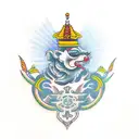 mandril tattoo design idea