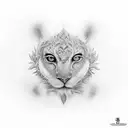 mandril tattoo design idea