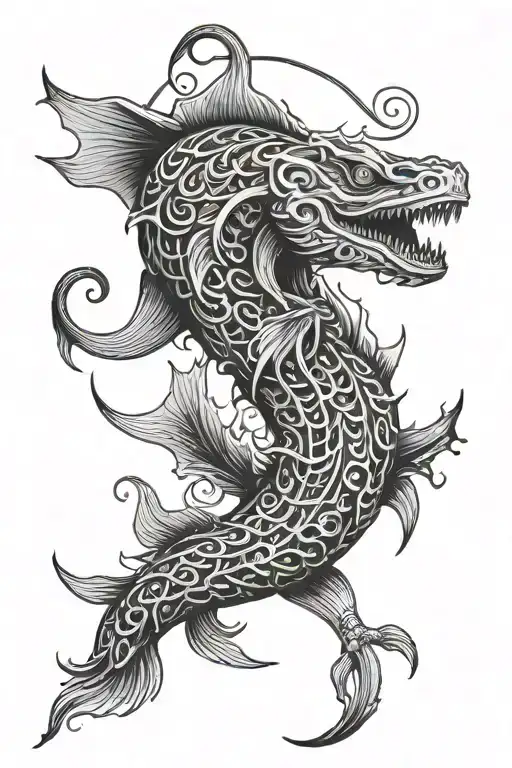 leviathan tattoo design idea