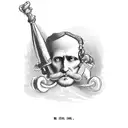 Sure, here's a description of a potential upper arm/bicep tattoo design:  The tattoo features an 1800s London theme with tattoo design idea